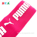 White Logo Silicone Print Elastic Band Pink Elastic